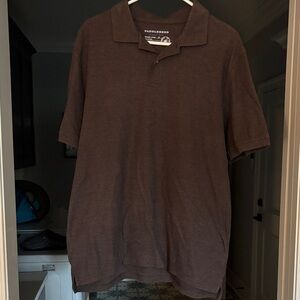Saddlebred Men's Dark Brown Polo Shirt M